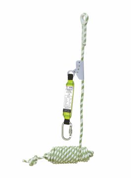 Guided Type Fall Arrester with Flexible Braided Rope Anchorage Line <br/> SF-GFA-2003